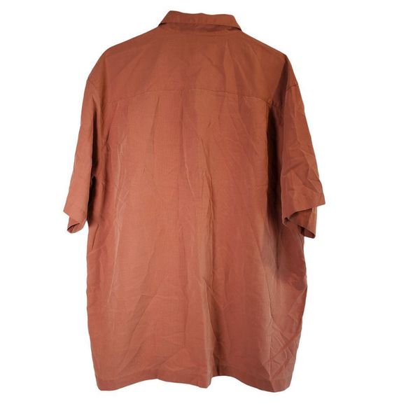 Weatherproof Garment Company Button Down Shirt Men's XL, Orange - Picture 6 of 8